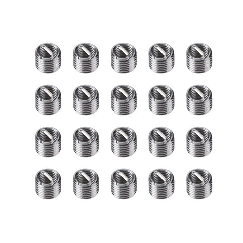 Heavy Duty M8x1.25 Thread Restore Kit With Drill Bit Twist Reamer And Hex Wrench For Screw Hole Repair And Motor Machine Maintenance Hand Tools That Fix Stripped Threads Like A Boss Without Hassle, coil inserts