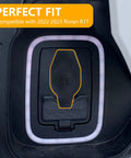 Heavy Duty Charging Port Dust Plug For Rivian R1t And R1s 2022 2023 2024 2025 snug rubber cap for EV connector.