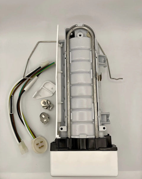 Ice Maker Replacement Part IM943 For Whirlpool Kenmore Coldspot Refrigerators AP2984633 PS358591 top view with components