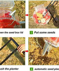 Step-by-step guide using Metal Garden Seeder With 12 Seed Outlets Walk Behind Precision Planter For Row Crops.
