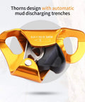 Beefy Lightweight Aluminum Chest Ascender For Rock Climbing And Rappelling, 10 To 13 Mm Rope Compatible