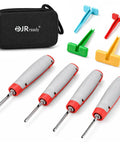 8 Piece Depinning Tool Set With Insulated Handles And Plastic Terminal Removal Tools For DT DTM DTP DTHD Connectors