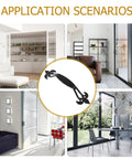 Application scenarios of black iron cabinet door handles for dresser drawers and wardrobes, vintage metal pulls for kitchen cupboards.