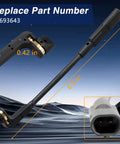 KPALAG front brake pad wear sensor, 6.9 in cable, 0.42 in head, part 84693643 for GMC Sierra 1500 and Cadillac Escalade.