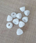 20 Pack Insulating Pen Bushings For Woodturning, White Nonstick Durable Synthetic Bushings For CA Finishing And Turning, 0.43 Inch Diameter