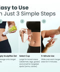 3 In 1 Body Sculpting Machine With Dynamic Cupping And Red Light Therapy For Firmer Looking Skin usage steps illustration