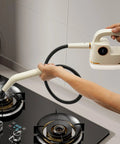 Handheld Steam Cleaner With 6 Speed Adjustable High Temperature And Digital Display 41 Inch Extension Hose 10 Tool Attachments