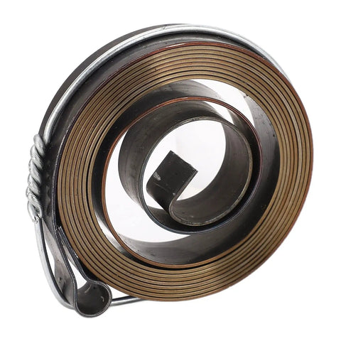 Jiawu 2 Pcs Plated Drill Press Return Springs Durable Quill Feed Coil Springs For Universal Drilling Milling Machines High Performance Upgrade, spiral design.