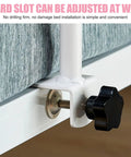 Thickened Anti-Fall Bed Rail for Elderly Safety, 18x12 Inch Bedside Grab Bar installation detail close-up