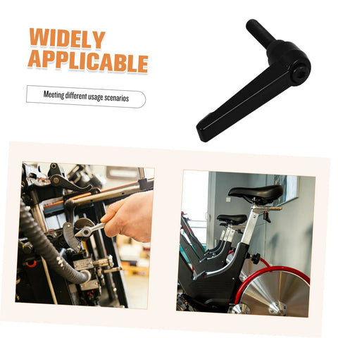 4 Pack Alloy Clamping Handle Tightening Lever Set For Machines, Furniture, And Electronics, Heavy Duty Quick Clamp Handles With Secure Locking System, Versatile Durable Easy Grip For DIY Projects And Industrial Use, black alloy clamp handle