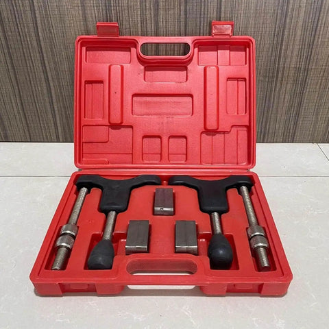 Heavy Duty Thread Corrector Repair Tool Kit With Integrated Half Shaft Sleeve Adjustable 30-110mm, red case