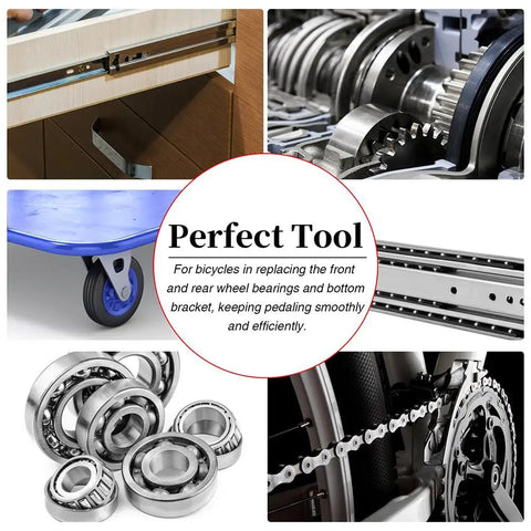 Top Tier 550 Piece Ball Bearings Assortment Kit Featuring Eleven Slick Sizes 2mm To 8mm GCr15 Steel Precision Drops for bike repairs.