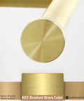 Close-up of Stainless Steel Toilet Paper Holder Set 2 Pack Anti Rust Wall Mount Bathroom Accessory Brushed Gold Finish SUS304