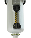 External Water Trap Valve With Automatic Drain For Compressed Air System, 1/2 In NPT Female Ports, close-up of metal bowl sight