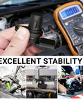 Camshaft Position Sensor for Cars Plug and Play Replacement With Sealing Ring OEM No F01R00B003 Easy Install Fits Most Vehicles Eliminates EPC Warning Lights and Cold Start Woes, Reliable Engine Sensor, black plastic