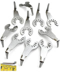 10 Pack 1 Inch Serrated Cold Knife Blades For Multi Tool Windshield Removal And Auto Glass Cutting Replacement Blades For Clean Precise Cuts