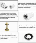 Components of 3/4 Inch NPT ISO 5675 Hydraulic Quick Connect Coupler Pioneer Style shown with steel construction and seals