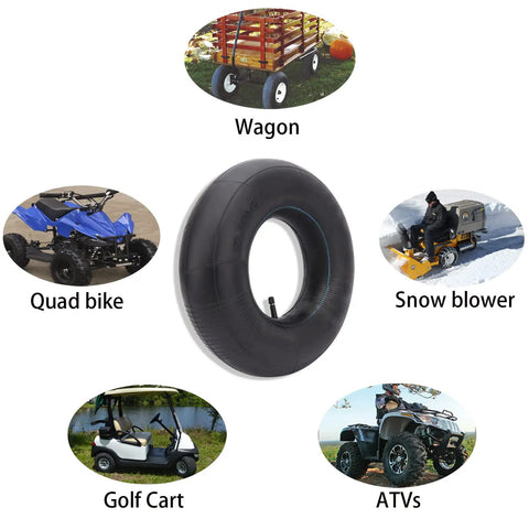 Heavy Duty 15x6.00-6 Inner Tube With TR-13 Straight Valve for Lawn Mowers, Ride-On Mowers, Go-Karts and more with vehicle uses.