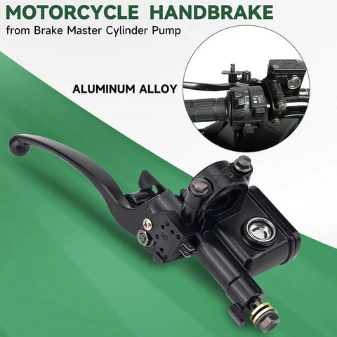 Seven Eighth Inch Universal Left Hydraulic Brake Master Cylinder Lever Pump Ride Ready For TaoTao Koketa Sunl Kazuma 50cc 70cc 90cc 110cc 125cc 150cc 200cc 250cc Motorcycles ATVs Dirt Bikes Moped