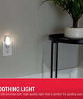 LED Night Light Plug In With Manual On Off Switch UL Certified And Energy Efficient Soothing Soft White Glow in living room