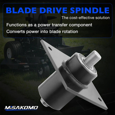 Beefed Up Blade Drive Spindle Replacement for Swisher Zero Turn Lawn Mowers with 60 Inch Cut and 27HP Motor replaces 10540