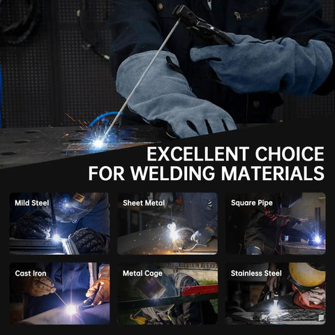 Welder using 110V Digital Display Stick Welder Beefy 200A Output 60 Percent Duty Cycle Arc Lift TIG Inverter on steel materials