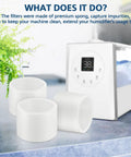 30 Pack Top Fill Humidifier Replacement Filters That Fit Classic 160 150 200S 300 300S LV600S near a humidifier