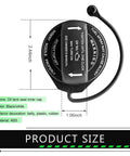 Gas Cap For Volkswagen And Audi Models 5C0201550T 5Q0201550L with dimensions and ABS material details labeled in image