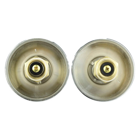 Durable Brass Two-Handle Tub and Shower Trim Kit for Kohler Trend Faucets Chrome Finish Includes 9C-26H and 9C-26C Stems