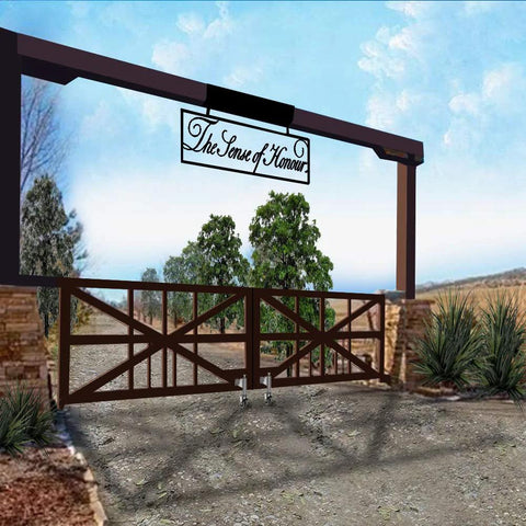 Entrance gate with Spring Loaded Gate Casters 4 Inch Heavy Duty Gate Caster Wheels With Hardware, supports large gates