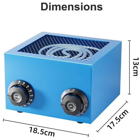 Watch Dryer For Jewelry Repair And Parts, Electric Drying Machine with dual knobs for temperature and timer control