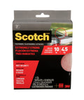 Packaging of Extreme Heavy Duty Fasteners For Mounting Decor Tools And Signage Up To 10 Pounds Clear 1 Inch By 10 Feet