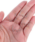 Cool 2000-Pack Wave Shape Welding Staples For Car Bodywork in hand, showing silver Heavy Duty Carbon Steel pins for repair.