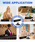 Desk Bell For Service And Reception With Ring Sign, Clear Call Bell For Front Desk, Office, Hotel, Hospital, School, Dinner Bell, Easy To Use, Loud Ring, Double-Sided Sign For Assistance in office and restaurant settings