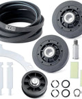 Speed Queen Dryer Rebuild Kit All In One With Roller Set RB170002, Idler Pulley D516792, Belt D511255P, Drum Glide Kit RB170003
