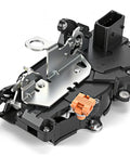 Front Left Driver Side Door Lock Actuator For 2007 To 2014 Chevy Silverado Suburban Avalanche Tahoe GMC Sierra Yukon XL Cadillac Escalade ESV EXT Replacement black plastic and metal actuator