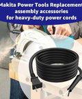 Heavy Duty Replacement Power Cord 664463-0 2X14X8 SJ for Circular Saws, Polishers and Sanders Universal Fit