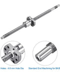 SFU1204 Ball Screw Kit 300Mm Long 12Mm Dia 4Mm Lead with nut, anti-backlash, BK/BF12 end machining, steel material for CNC machines.