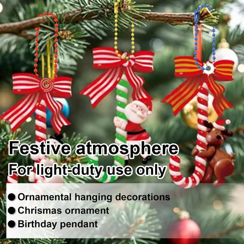 100 Pieces 11.2 Cm Ball Bead Chain Keychain Links in Assorted Colors for DIY Jewelry Making Keychains Tags Mini CD Case Photo Card Holder Protectors and Light Duty Metal Bead Connectors hanging on Christmas ornaments