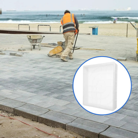 DIY Concrete Molds For Walkways And Patios Easy To Use Square Flagstone Paver Casting Mold Durable Plastic Concrete Stamp