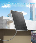 Plug And Play Sun Powered Solar Panel Charger For Pro 5S 4 3 Floodlight Ultra Ultra 2 Cameras Weatherproof IP65 6V 4.5W