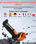 Wireless Bluetooth Barcode Scanner Handheld 2D 1D QR Reader With 800x600 CMOS Sensor shown with durable ABS+PC shell