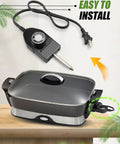 Plug And Play Probe Temperature Control Thermostat Cord Replacement Part For Electric Skillets Griddles Frypans Fits Presto Models