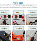 Image of Must Have Brass 3D Printing Finishing Trimming Heads Set 8 Pcs with Connector in use on various materials