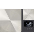 Dual Platform Digital Kitchen Scale For Home Chefs With 11 Lb And 16 Oz Capacity, Stainless Steel Surface, Backlit LCD Readout