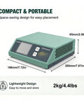 Top Shelf Portable Lithium Battery Equalizer 1.5 To 4.5V Touchscreen Cell Balancer with compact design and dimensions 196x200x65mm.