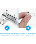 Digital caliper measures Ball Point Set Screws M4 X 6mm 304 Stainless Steel Metric Spring Hex Socket Screw for precision fit