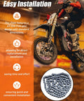 Heavy Duty 219H Chain With 126 Pins For 48V Pro Electric Dirt Bikes Built Tough With Premium Metal High Strength Wear Resistant