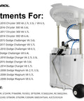 Electric Fuel Pump Module Assembly Compatible With 2005 Through 2017 Chrysler 300 Dodge Challenger Charger Magnum V6 And V8 Engines Including 2 7L 3 5L 3 6L 5 7L 6 1L And 6 4L Replacement E7192M For Seamless Fuel Delivery And Quick Easy Drop In Install