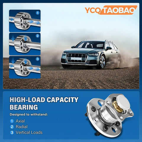 Front Axle Bearing And Hub Assembly For Chevy Colorado 2015 2016 2017 And GMC Canyon 2015 2016 2017 Wheel Hub Bearing Replacement